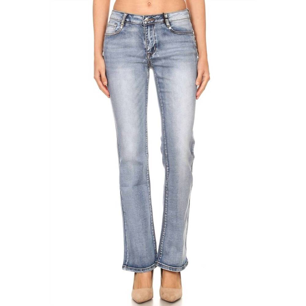 NEW BUS STOP empress skull jean in blue